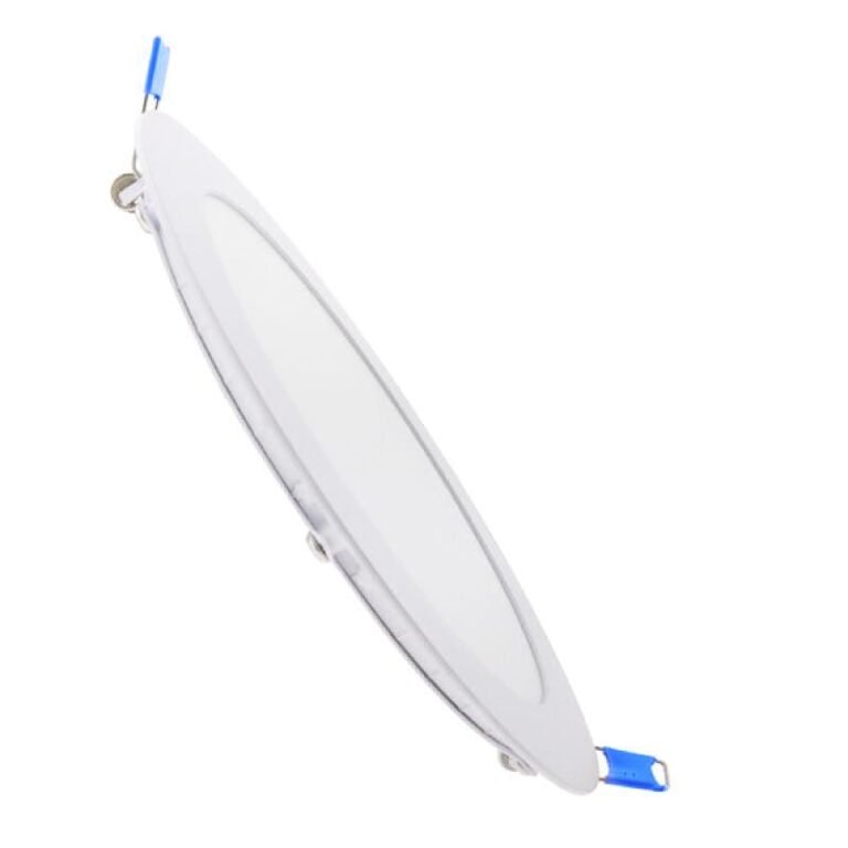 Foco de encastrar SLIM redondo 12W LED 1200lm 3000K Branco