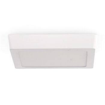Plafond SLIM quadrado 12W LED 1200lm 3000K Branco