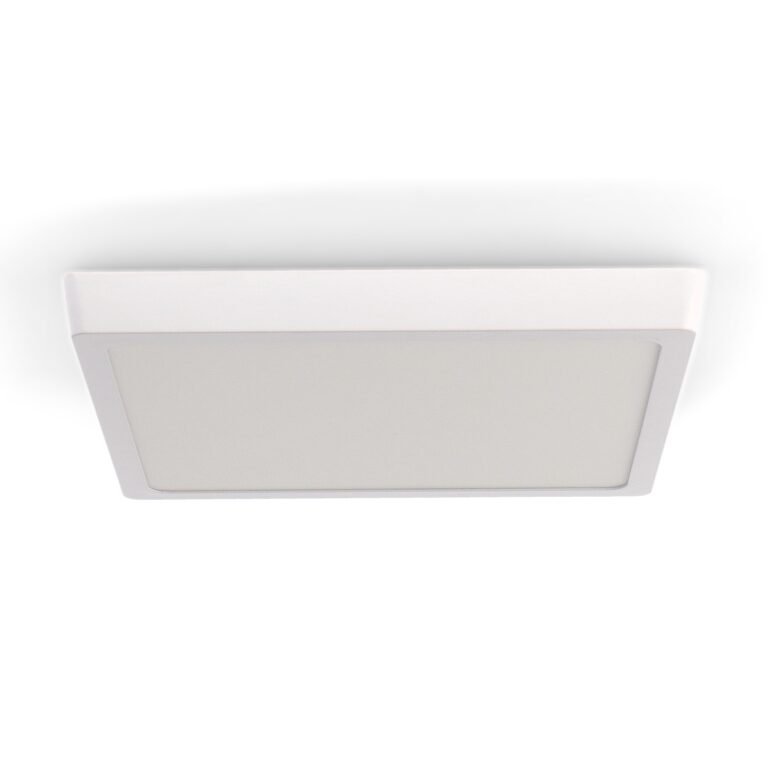 Plafond SLIM quadrado 25W LED 2500lm 4500K Branco