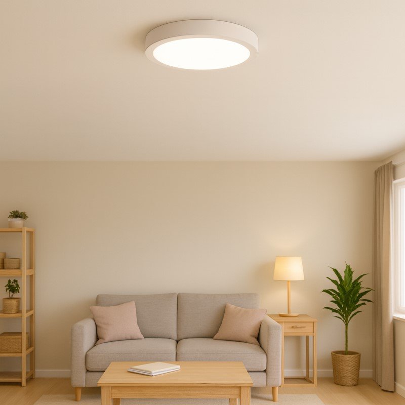 Plafond SLIM 20W LED 2000lm 3000K Redondo Branco - Image 2