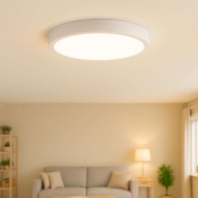 Plafond SLIM 25W LED 2500lm 3000K Redondo Branco - Image 2