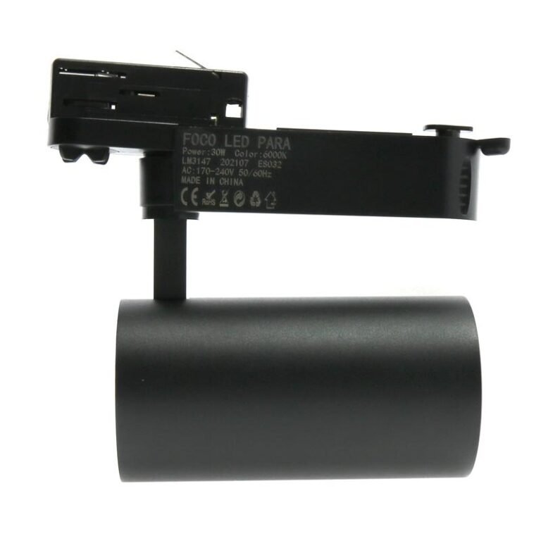 Foco para calha TURIN (4 condutores) 30W LED 2680lm 6000K 24° Alumínio Preto - Image 3
