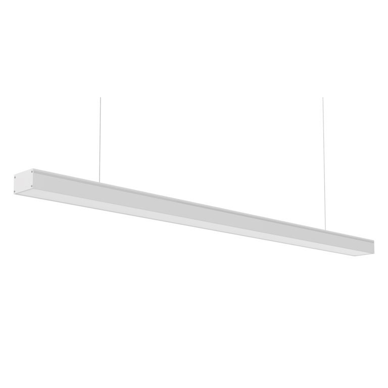 Barra suspensa/tecto LineX OFFICE 240cm 1x80W LED 6400lm 3000K 120° Branca