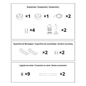 Barra suspensa/tecto LineX OFFICE 120cm 1x40W LED 3200lm 4000K 120° Preta - Image 3