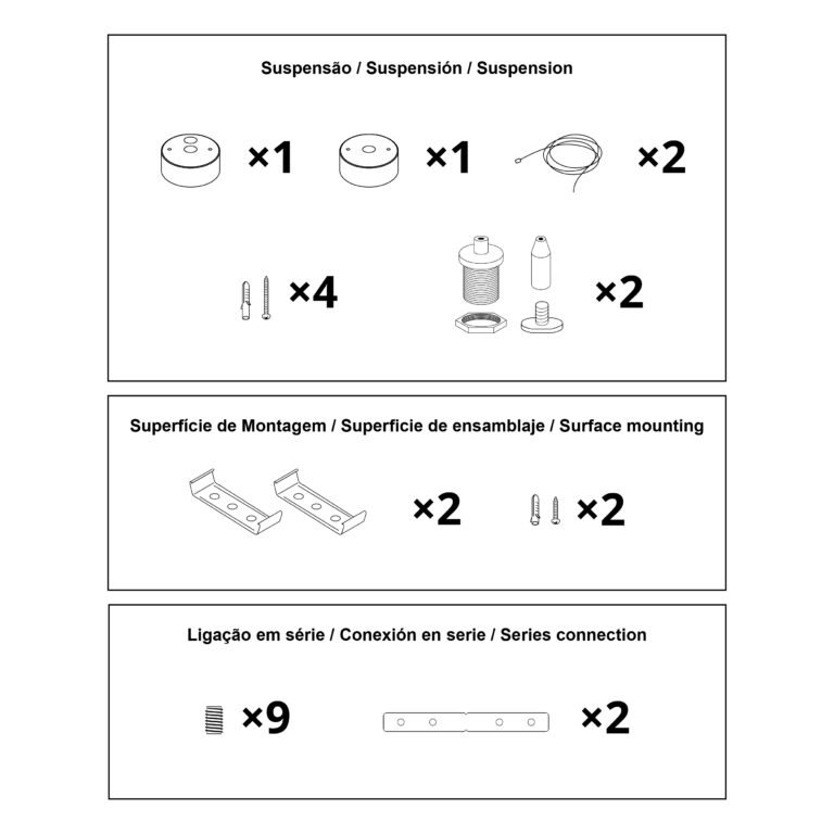 Barra suspensa/tecto LineX OFFICE 240cm 1x80W LED 6400lm 4000K 120° Preta - Image 3