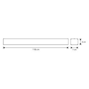 Barra suspensa/tecto LineX OFFICE 120cm 1x40W LED 3200lm 4000K 120° Preta - Image 5