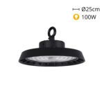 Campânula MEGAVISION IP65 100W LED 15000lm 6500k 90° Preto
