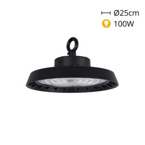 Campânula MEGAVISION IP65 100W LED 15000lm 6500k 90° Preto