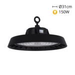 Campânula MEGAVISION IP65 150W LED 22500lm 6500k 90° Preto