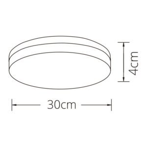 Plafond BERILO 48W LED 4320lm 4000K Branco - Image 4