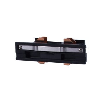 Conector em forma de "I" para calha de encastrar LINE PRO X2 (4 condutores) em alumínio preto