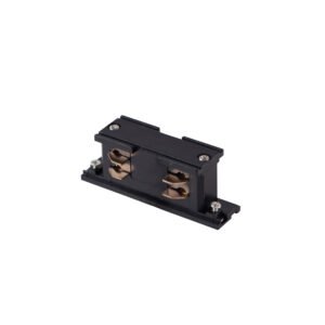 Conector em forma de "I" para calha de encastrar LINE PRO X2 (4 condutores) em alumínio preto - Image 2