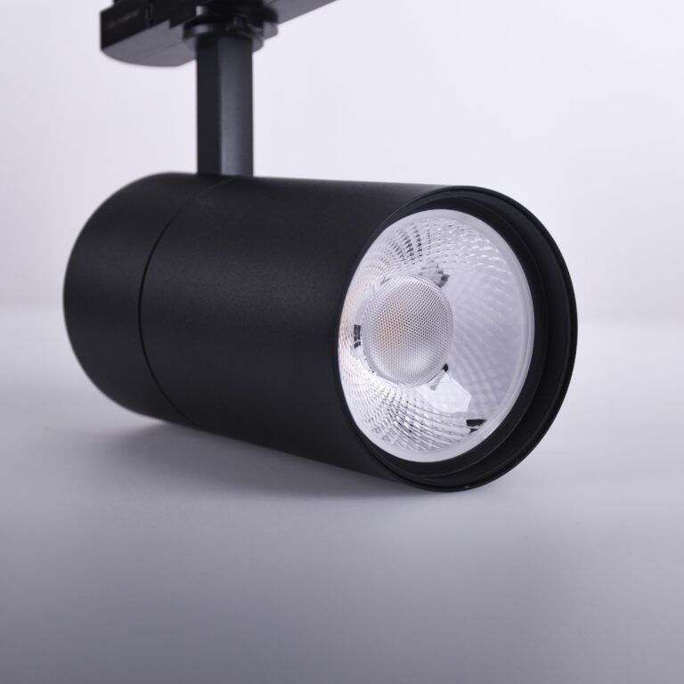 Foco LINE PRO X2 para calha (4 condutores) 35W LED 2800lm 4000K 36° Alumínio Preto - Image 2