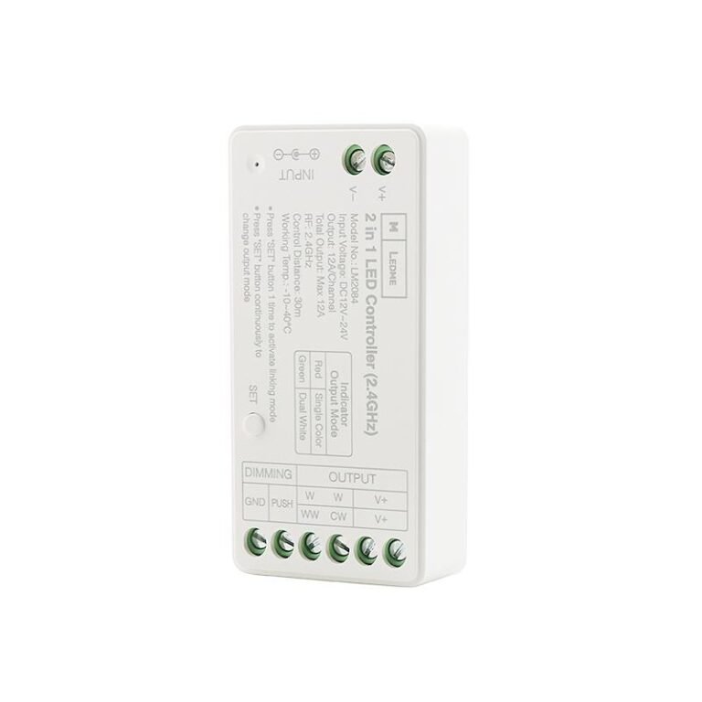 Controlador RF para Fitas Led Monocor/CCT 12/24Vdc