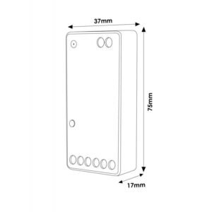 Controlador RF para Fitas Led Monocor/CCT 12/24Vdc - Image 2