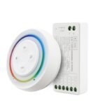 Controlador RF para Fitas Led RGB/RGBW/RGB+CCT 12/24Vdc + Comando