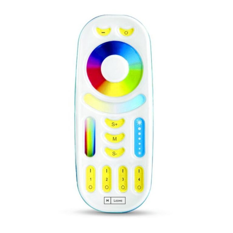Comando RF para Fitas Led RGB+CCT 4 Zonas