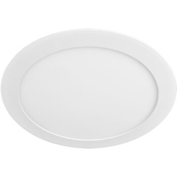 Foco de encastrar LED EVOLUTION redondo 18W LED 1200lm 6400K D.22cm Branco