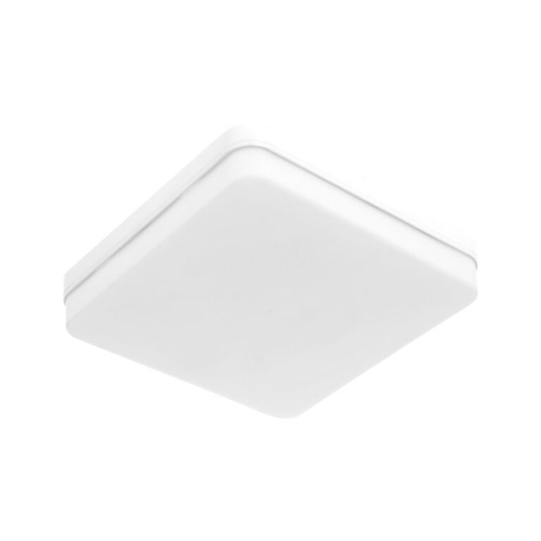 Plafond BISMUTO quadrado 18W LED 1620lm 4000K Branco