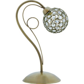 Candeeiro de mesa KEGAN 1xG9 Oxidado