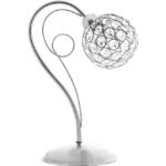 Candeeiro de mesa KEGAN 1xG9 Cromado