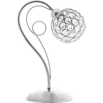 Candeeiro de mesa KEGAN 1xG9 Cromado
