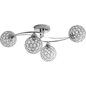 Plafond KEGAN 4xG9 Cromado