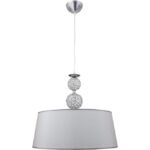 Suspensão KEGAN 1xE27 D.45cm Cromado/Prata