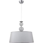 Suspensão KEGAN 1xE27 D.54cm Cromado/Prata