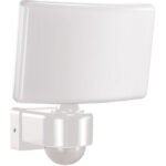 Aplique MONROE com sensor IP65 1x30W LED 2200lm 6000K Branco