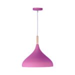 Suspensão COLONIA D.30cm 1xE27 em metal Rosa