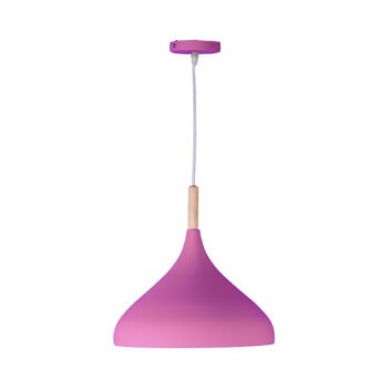 Suspensão COLONIA D.30cm 1xE27 em metal Rosa