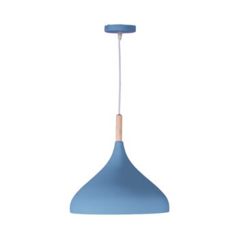 Suspensão COLONIA D.30cm 1xE27 em metal Azul