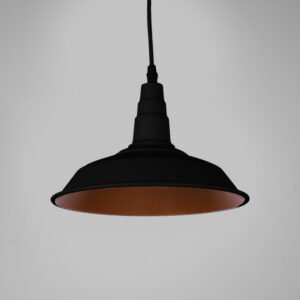 Suspensão KIEL D.25cm 1xE27 em metal preto - Image 2