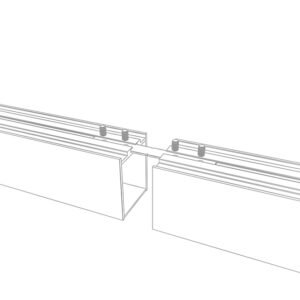Barra suspensa LINEX B2 60cm 20W LED 1600lm 3000K Alumínio - Image 2