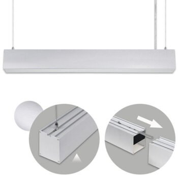 Barra suspensa LINEX B2 60cm 20W LED 1600lm 4000K Alumínio