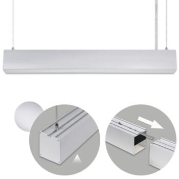 Barra suspensa LINEX B2 60cm 20W LED 1600lm 6400K Alumínio