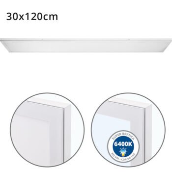 Painel de superfície VOLTAIRE 30x120 72W LED 5760lm 6400K Branco