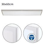 Painel de superfície VOLTAIRE 30x60 36W LED 2880lm 6400K Níquel