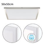 Painel de superfície VOLTAIRE 50x50 48W LED 3840lm 4000K Níquel