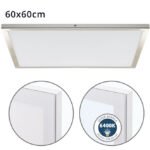 Painel de superfície VOLTAIRE 60x60 48W LED 3840lm 6400K Níquel