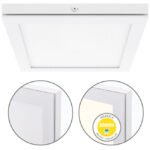 Painel de superfície TOLSTOI 22,5x22,5 18W LED 1080lm 3000K Branco