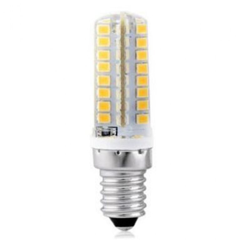 Lâmpada E14 (fino) MINI LED 5W 3000K 420lm Transparente