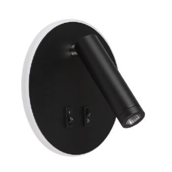 Aplique MONDRIAN 11W LED 657lm 3000K Preto