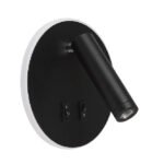 Aplique MONDRIAN 11W LED 657lm 4000K Preto