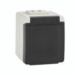 Caixa com Tampa ESTANQUE48 para Série QUADRO45 IP65 Cinzento