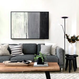 Candeeiro de pé BAYANI com braço de leitura 28W+6W LED 3000-6500K Níquel - Image 7