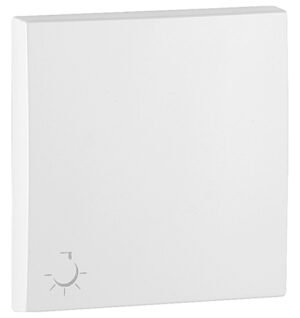 Tecla LOGUS90 com Símbolo Luz Branco