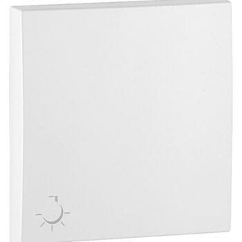Tecla LOGUS90 com Símbolo Luz Branco