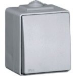 Interruptor Unipolar ESTANQUE48 IP65 Cinzento